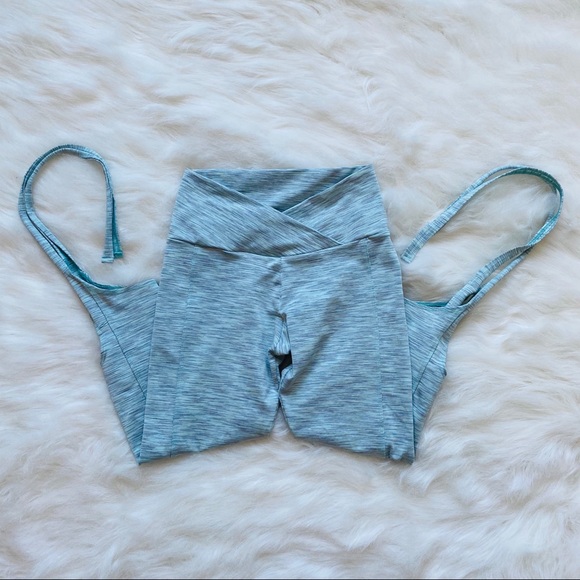 Onzie Yoga Ballerina Mint Heather Leggings - Picture 4 of 7